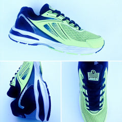 ADMIRAL Mens Onyx - Citron Black - Lightweight running and training shoe