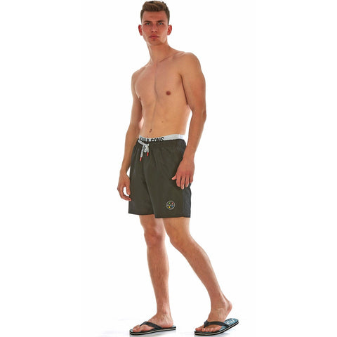 MAUI Mens Haddl Black Swimwear Shorts