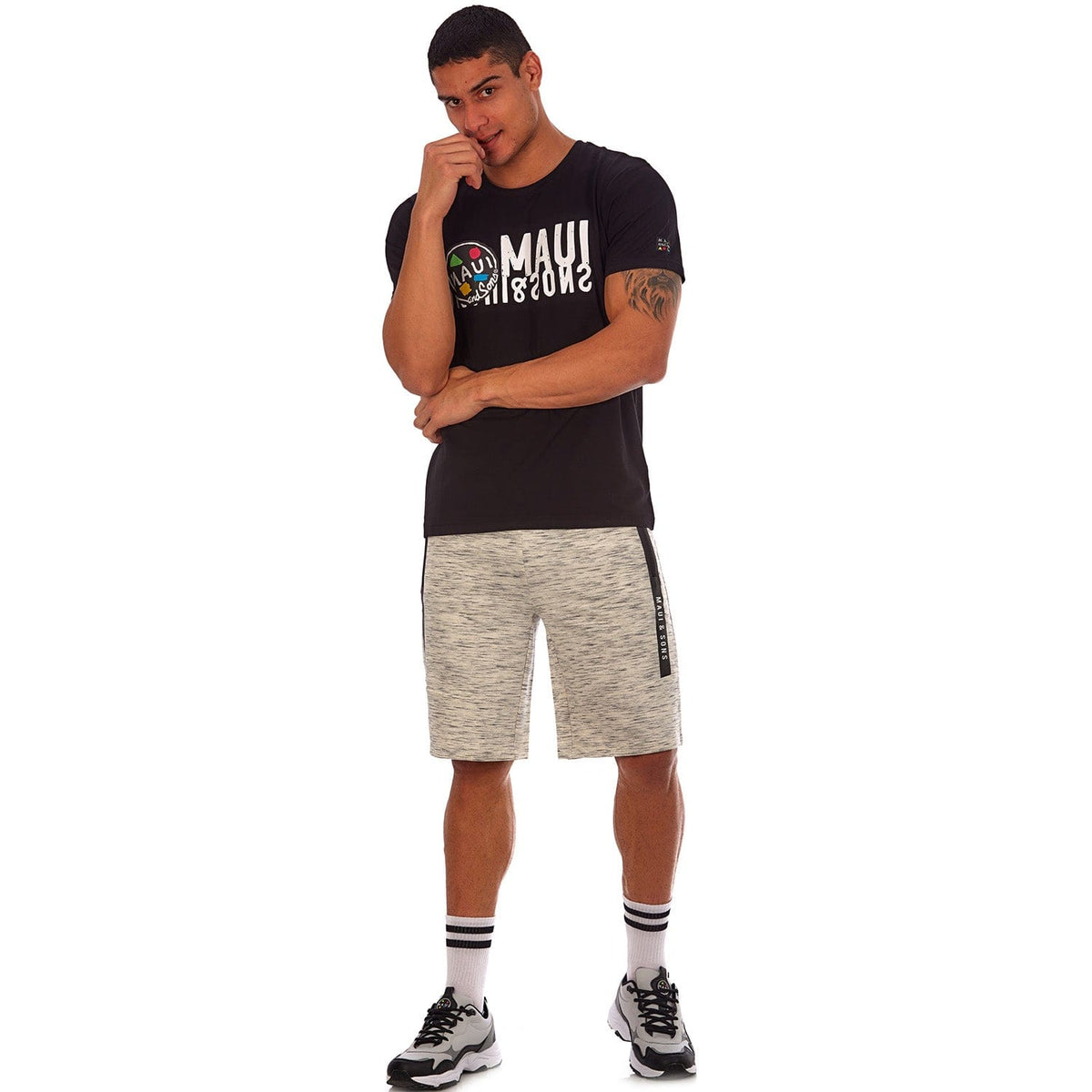 MAUI Mens Weqo T-Shirt - Black