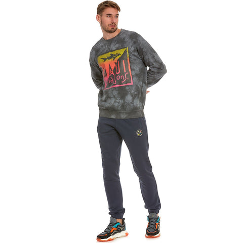 MAUI Mens Sav Crew Grey Sweat