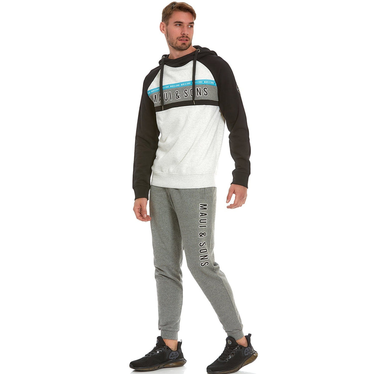 MAUI Mens Valim Hoodie - Grey