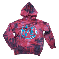 MAUI Kids Erlik Hoodie Pink Tye Dye | KIDS | Maui & Sons