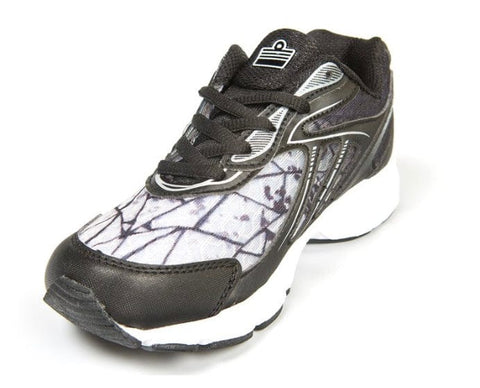 ADMIRAL Kids Aerobreeze Onyx Full Lace - Lightweight running and training shoe - Black Silver | KIDS | Admiral