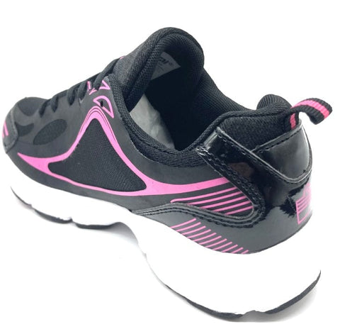 ADMIRAL Kids Black Fuschia Running Shoes - Active United