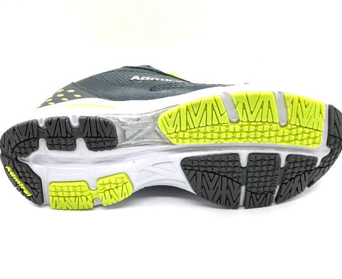 Admiral Mens Aerobreeze Pacemaker - Lightweight Running and Training Shoe - Grey / Citron | MENS | Admiral