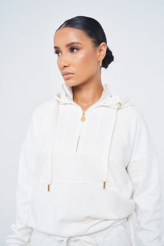 SIANMARIE Essential Oversized Hoodie - Nude | WOMENS | Sian Marie