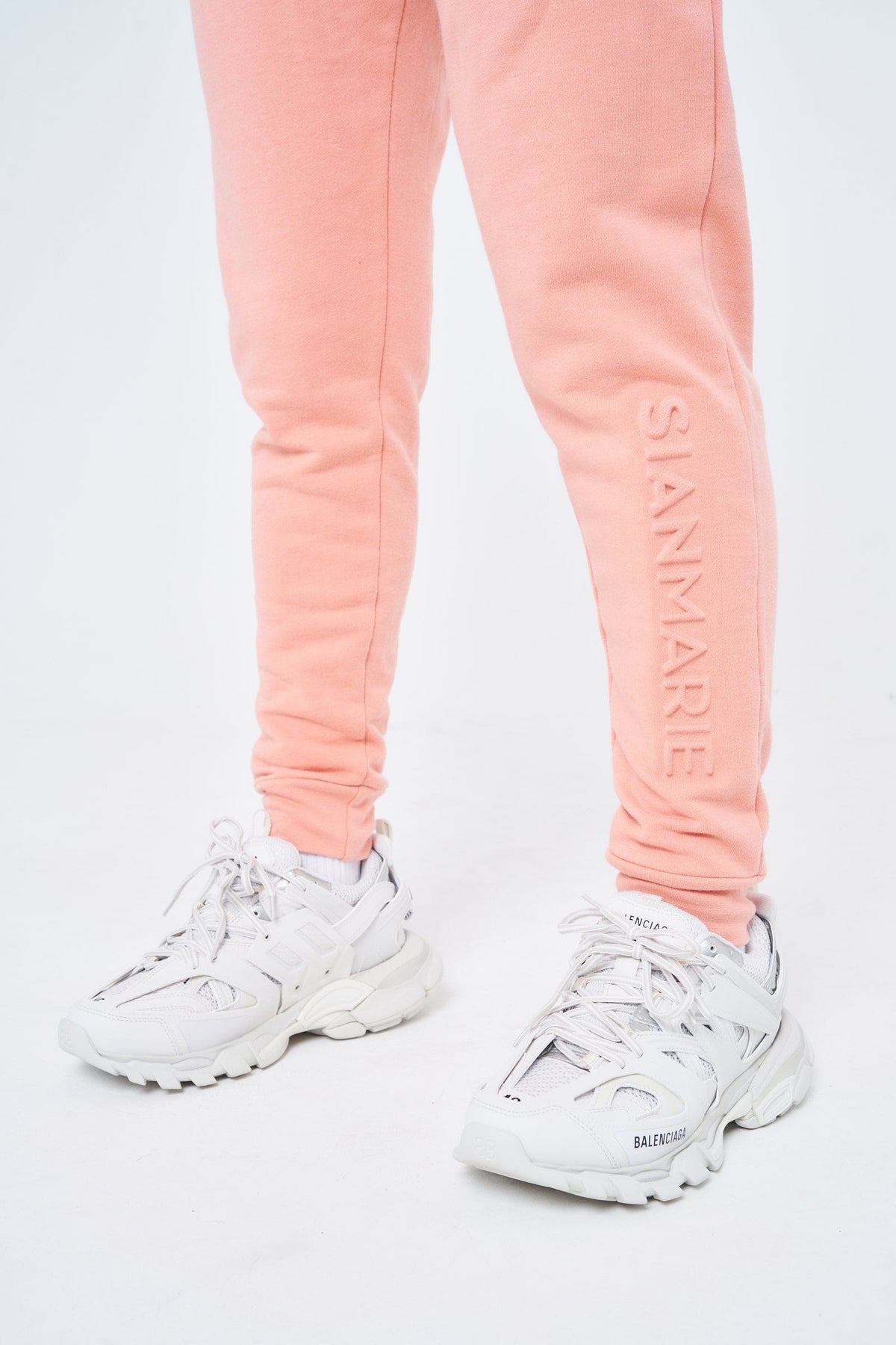 SIANMARIE Signature Joggers - Peach