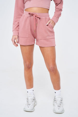 SIANMARIE Acid Wash Shorts - Misty Rose | WOMENS | Sian Marie