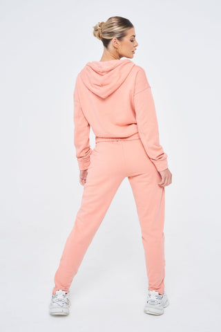 SIANMARIE Front Seam Joggers / Trackpants - Peach | WOMENS | Sian Marie