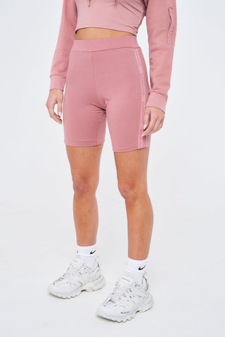 SIANMARIE Tonal Active Cycle Shorts - Misty Rose | WOMENS | Sian Marie