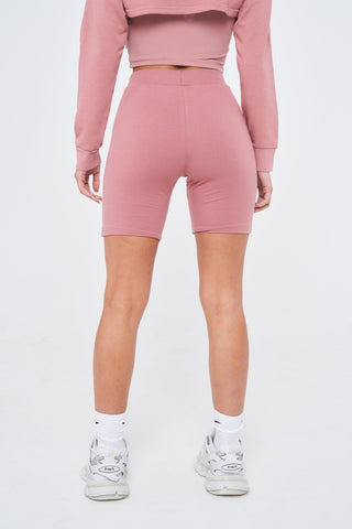 SIANMARIE Tonal Active Cycle Shorts - Misty Rose | WOMENS | Sian Marie