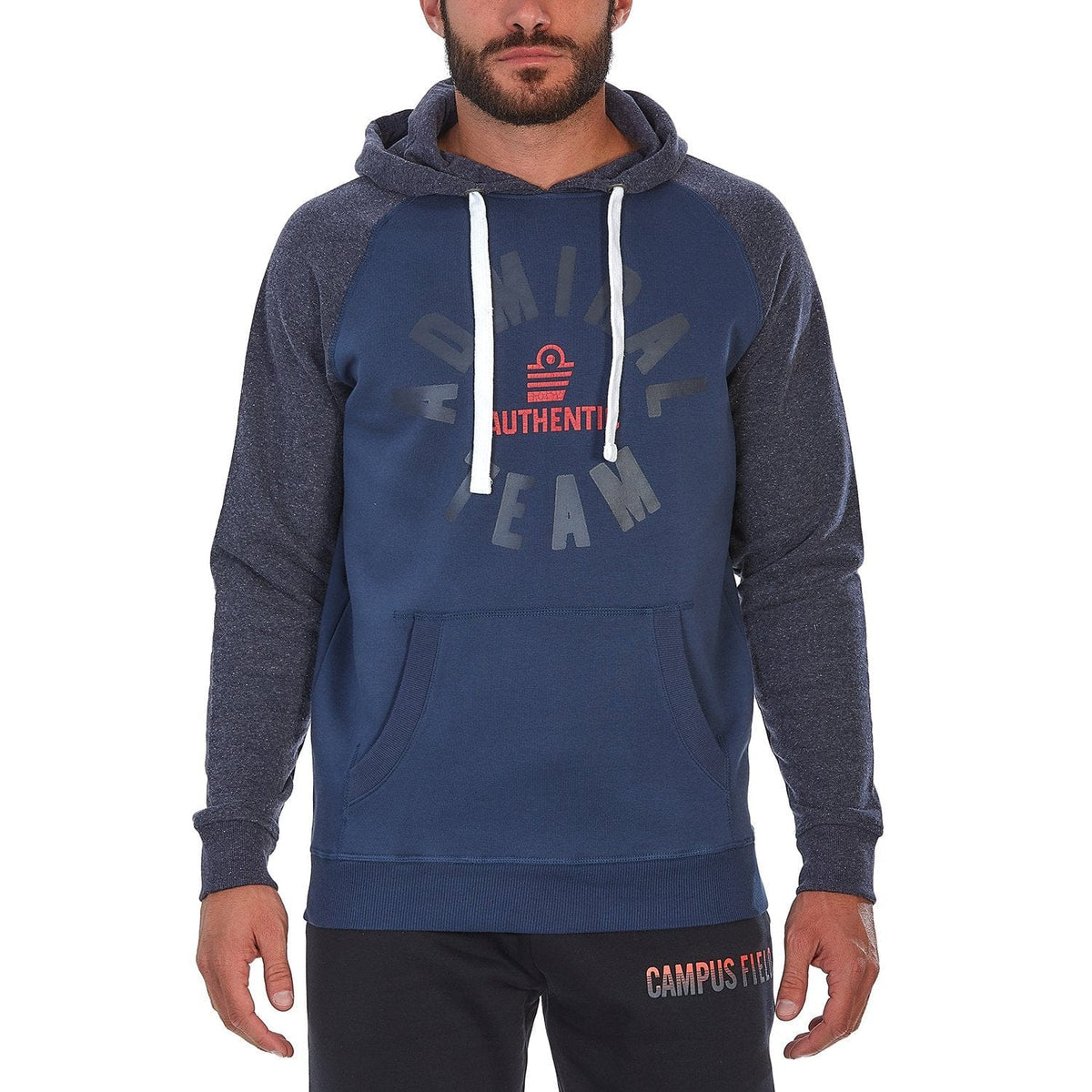 ADMIRAL TUVO Fleece Hoodie - Navy/Insignia Blue