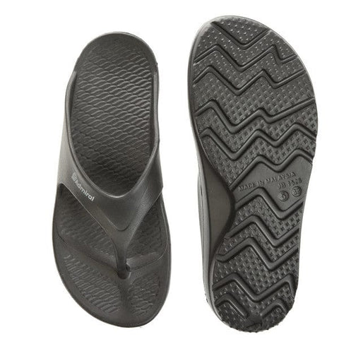 ADMIRAL Womens Desit Black Slides 