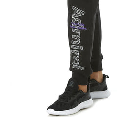 ADMIRAL Women Galic Fleece Black Trackpant