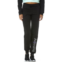 ADMIRAL Women Galic Fleece Black Trackpant