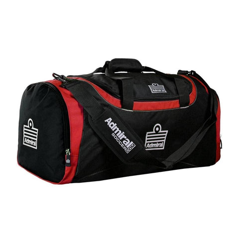 ADMIRAL Game Day Black Red Duffle Bag