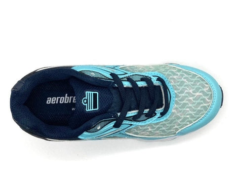ADMIRAL Kids Aerobreeze Onyx Full Lace - Lightweight running and training shoe - Light Blue / Navy | KIDS | Admiral