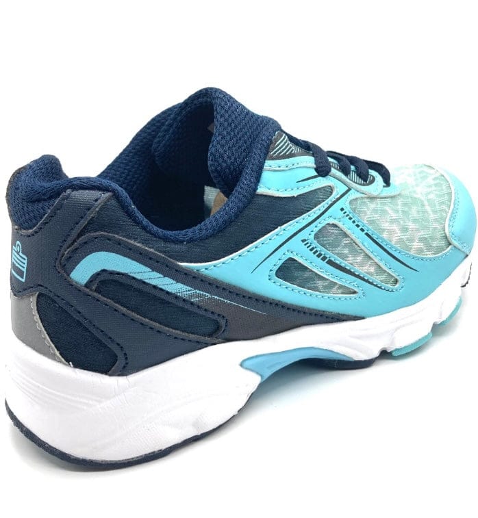 ADMIRAL Kids Aerobreeze Onyx Full Lace - Lightweight running and training shoe - Light Blue / Navy