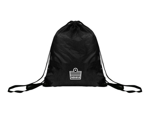 ADMIRAL Pro Drawstring Bag Black