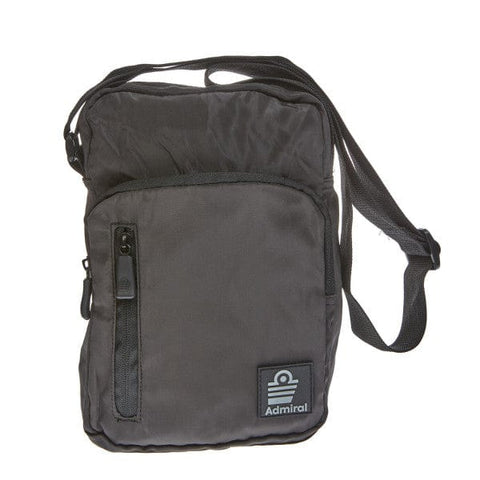ADMIRAL Solf Shoulder Black Bag 