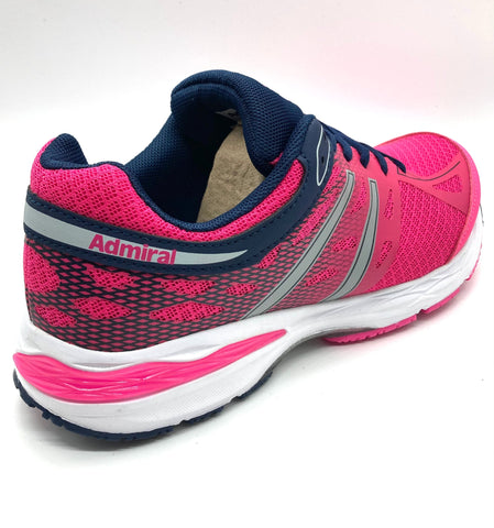 ADMIRAL Womens Fuschia Blue Running Shoe